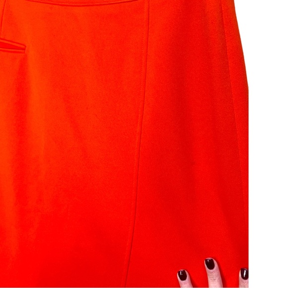 VTG 70's/80's Givenchy Sport Orange Skirt Vintage Size 12 - Picture 2 of 13